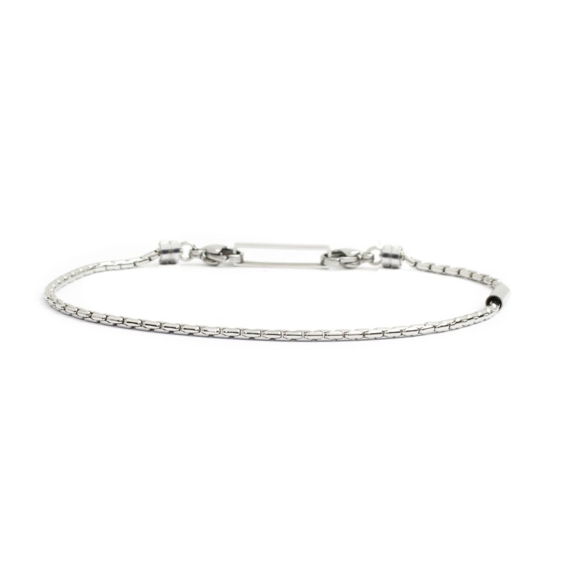 BRACCIALE LUCIDO CATENA OVAL BOX 2MM BRACCIALE LUCIDO CATENA OVAL BOX 2MM
