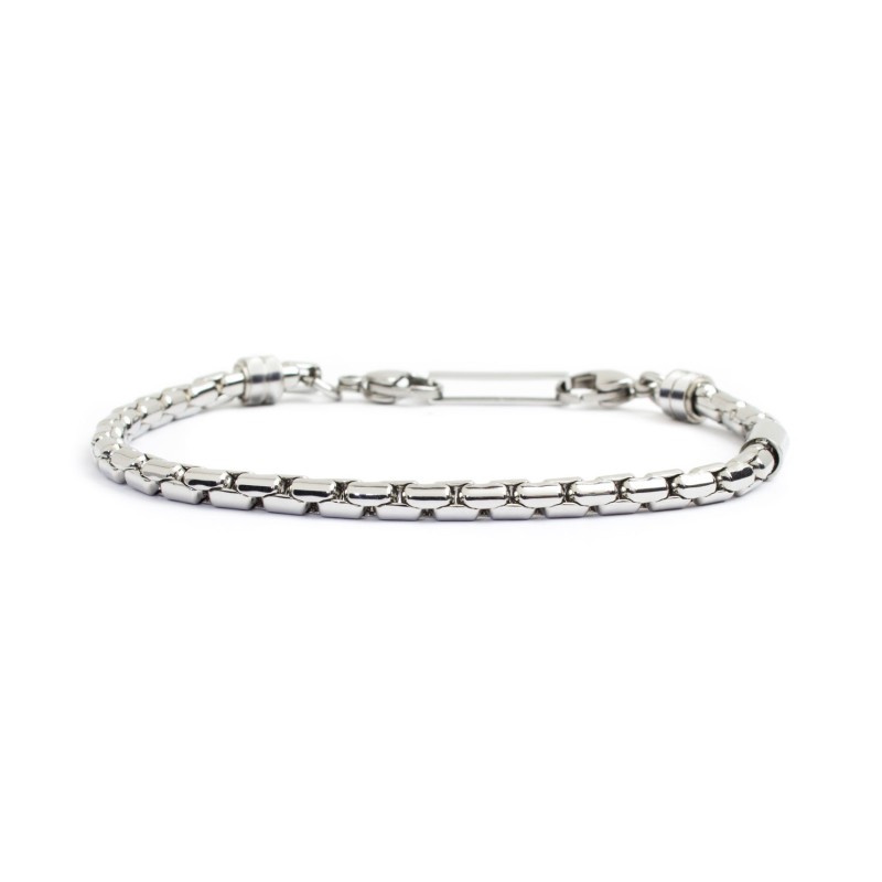 BRACCIALE LUCIDO CATENA OVAL BOX 4MM BRACCIALE LUCIDO CATENA OVAL BOX 4MM