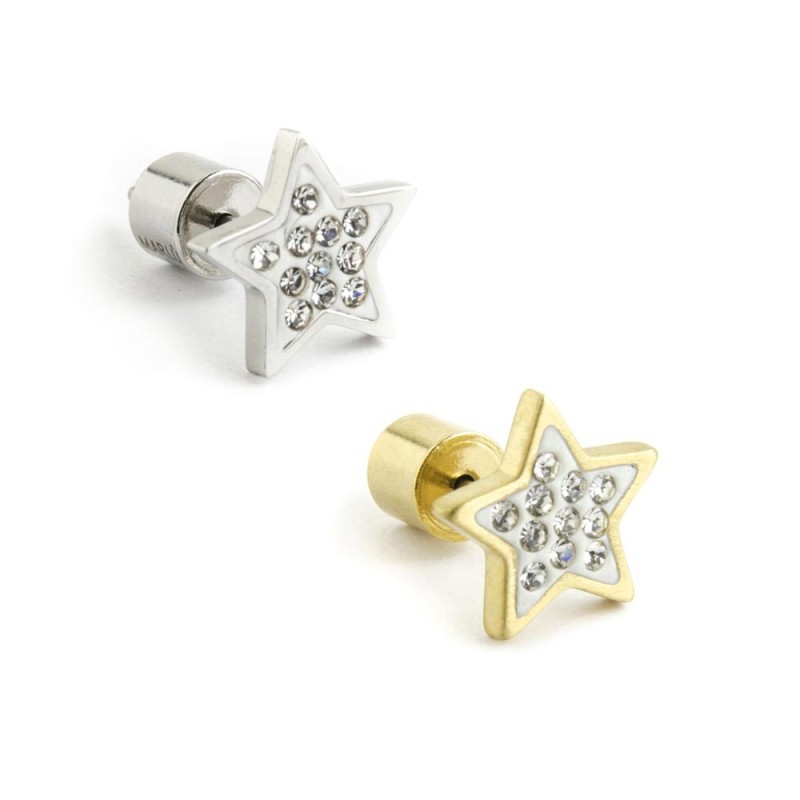 MONO ORECCHINO STELLA STRASS