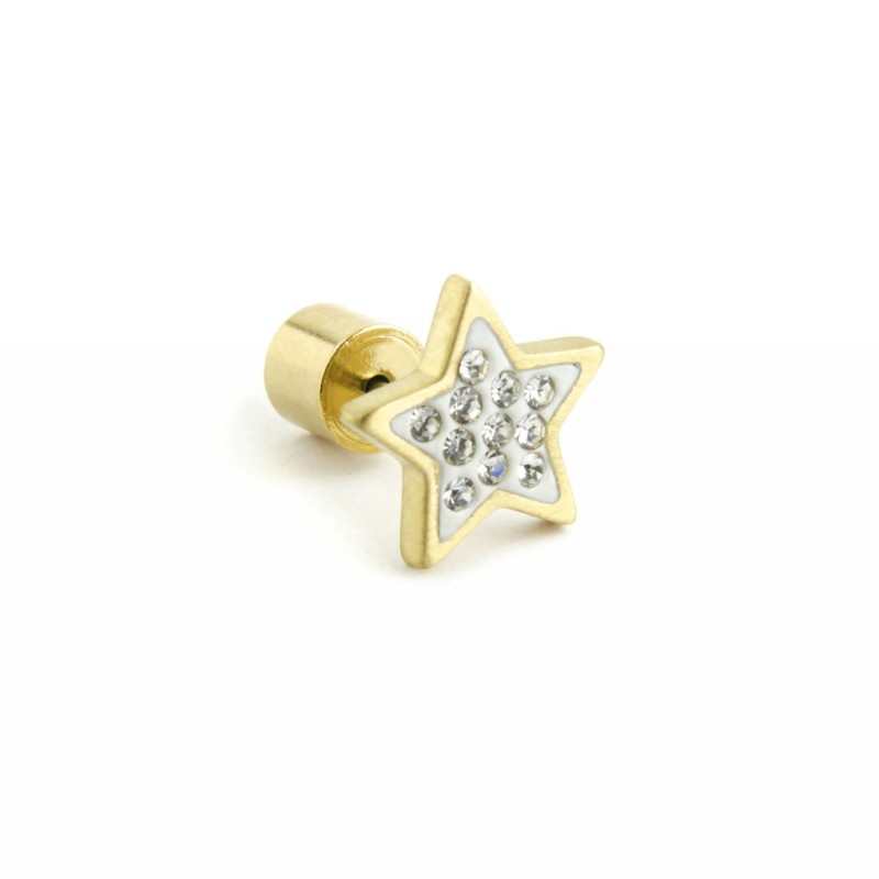 MONO ORECCHINO STELLA STRASS