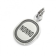 S.STEEL CHARM NONNO Polished s.steel charm size 12*10,70 mm, 1,40 mm thickness, on the top welded ring with 4 mm diameter. On th S.STEEL CHARM NONNO Polished s.steel charm size 12*10,70 mm, 1,40 mm thickness, on the top welded ring with 4 mm diameter. On th