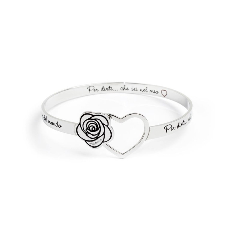 BRACCIALE RIGIDO ACCIAIO ROSA BRACCIALE RIGIDO ACCIAIO ROSA