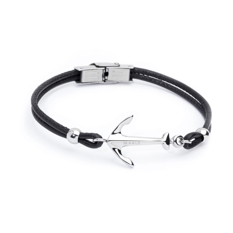 Bracciale in pelle con ancora Bracciale in pelle con ancora