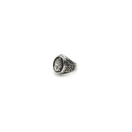 STEEL OVAL BUDDHA RING STEEL OVAL BUDDHA RING