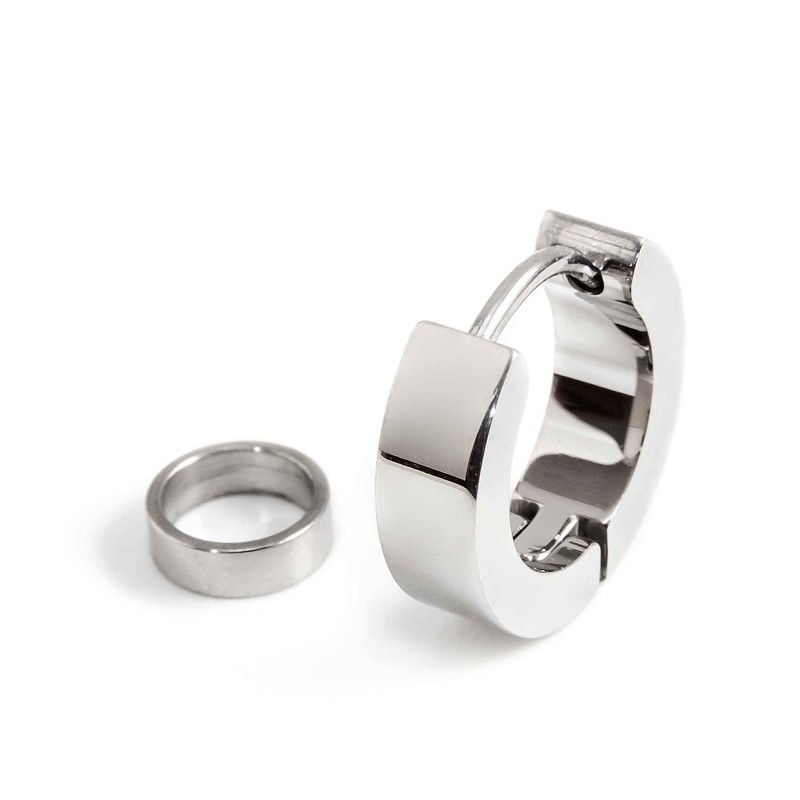 Orecchino a cerchio 14mm con anello per charm