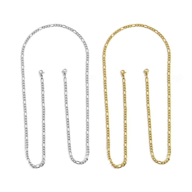 MEGAVOW 5 Pezzi Cordino per Occhiali, Catene per Occhiali Donna Uomo, Catenella per Occhiali Regolabile, Laccio Occhiali Multicolore Laccetti per Occhiali Antiscivolo Catena Occhiali