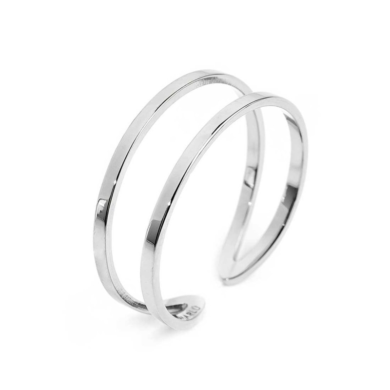 ANELLO DOPPIA FASCIA RETTANGOLARE ANELLO DOPPIA FASCIA RETTANGOLARE