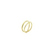 Anello doppia fascia sezione rettangolare e ritorta Anello doppia fascia sezione rettangolare e ritorta