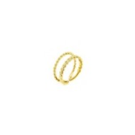 Anello doppia fascia trama puntinata e chevron Anello doppia fascia trama puntinata e chevron