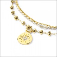 Bracciali e charm rosa dei venti