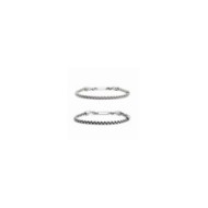 Bracciali tennis e bracciale catena box rounded Bracciali tennis e bracciale catena box rounded