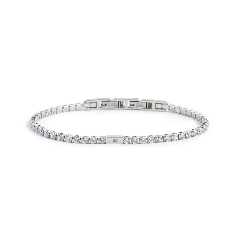Bracciali tennis e bracciale catena box rounded Bracciali tennis e bracciale catena box rounded