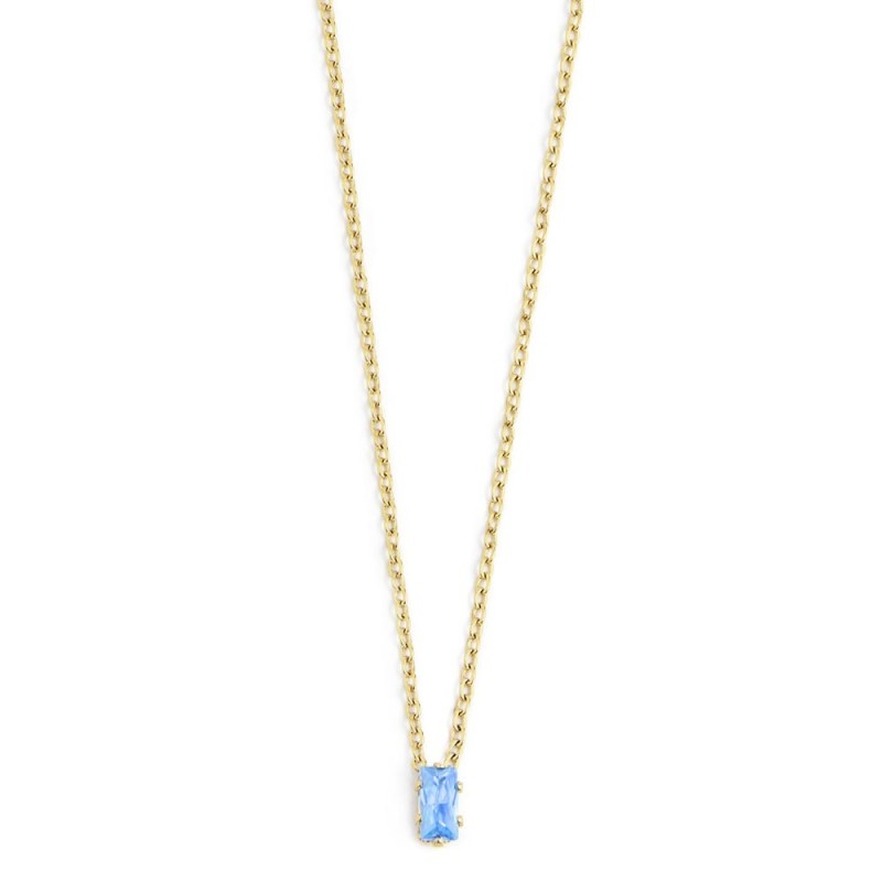 Collana con zircone baguette Collana con zircone baguette