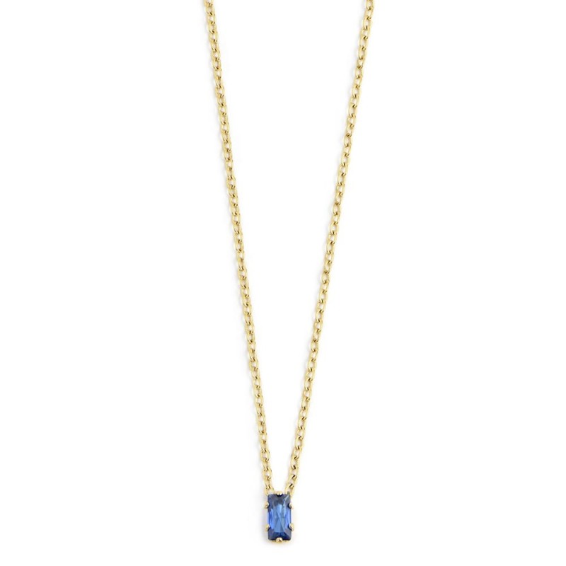 COLLANA 44CM CON CUBIC ZIRCONIA BAUGETTE COLLANA 44CM CON CUBIC ZIRCONIA BAUGETTE