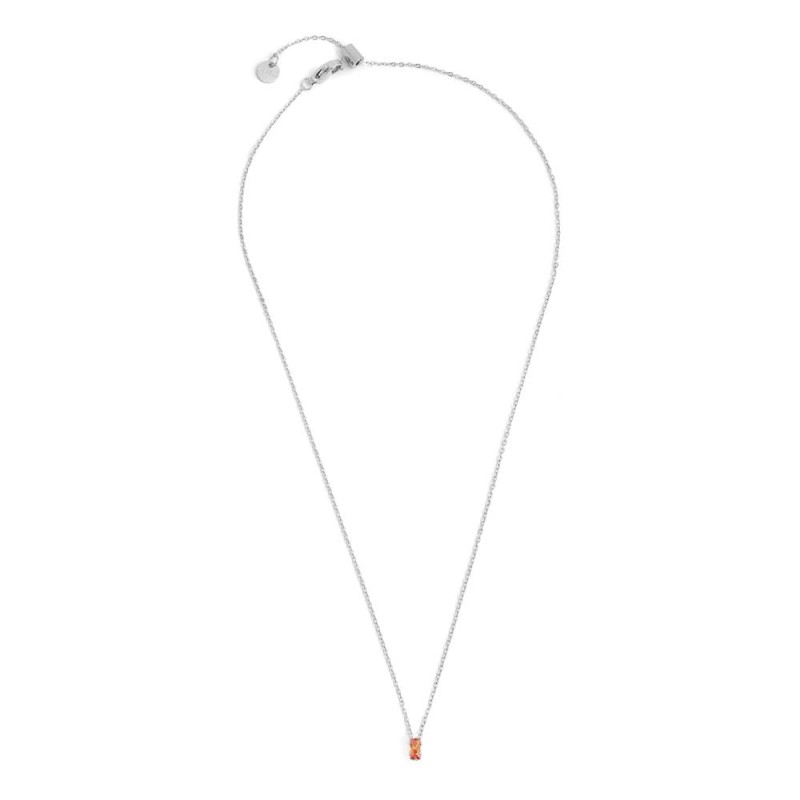 COLLANA 44CM CON CUBIC ZIRCONIA BAUGETTE COLLANA 44CM CON CUBIC ZIRCONIA BAUGETTE