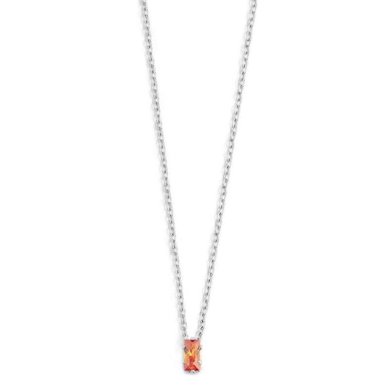 COLLANA 44CM CON CUBIC ZIRCONIA BAUGETTE COLLANA 44CM CON CUBIC ZIRCONIA BAUGETTE