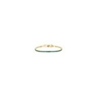 Bracciale tennis 2,5mm con zircone centrale Bracciale tennis 2,5mm con zircone centrale