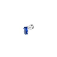 Orecchino a lobo zircone baguette Orecchino a lobo zircone baguette