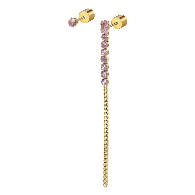 Orecchino a lobo multindosso tennis pendente