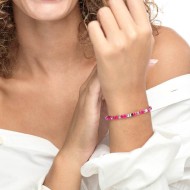 Bracciale agata sfaccettata 4mm