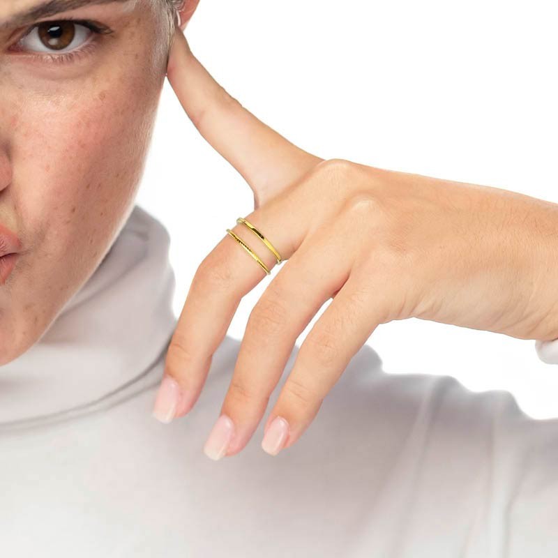 ANELLO RETTANGOLARE E RITORTO DOPPIA FASCIA ANELLO RETTANGOLARE E RITORTO DOPPIA FASCIA