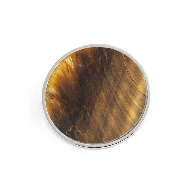 Piastrina tonda in pietra changy