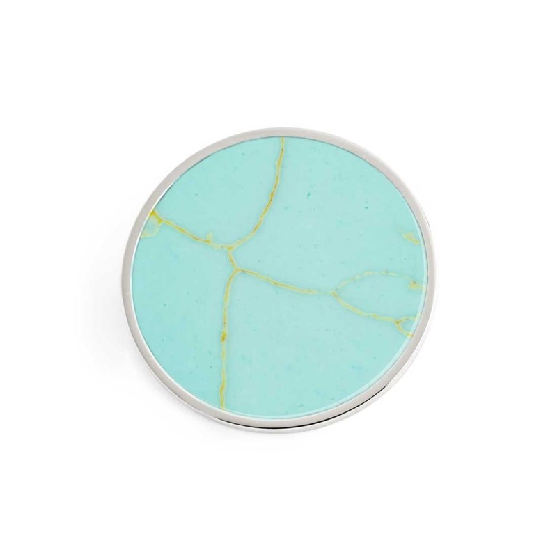 Piastrina tonda in pietra changy