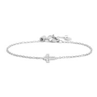 Bracciale croce con cristalli Bracciale croce con cristalli