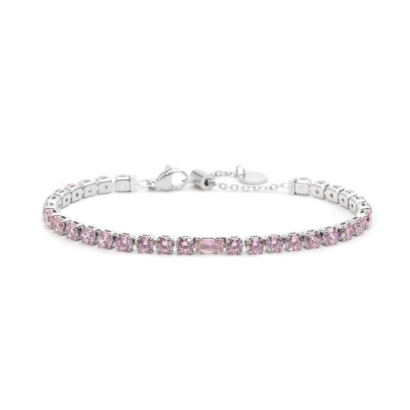 Bracciali con zirconi e catena Bracciali con zirconi e catena