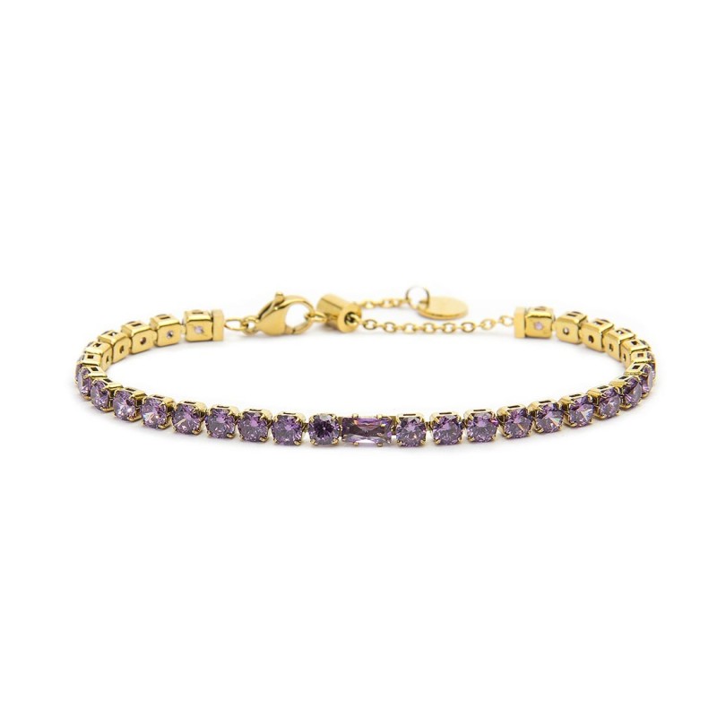 Bracciali con zirconi e catena Bracciali con zirconi e catena