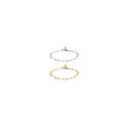 Bracciali con zirconi e catena Bracciali con zirconi e catena