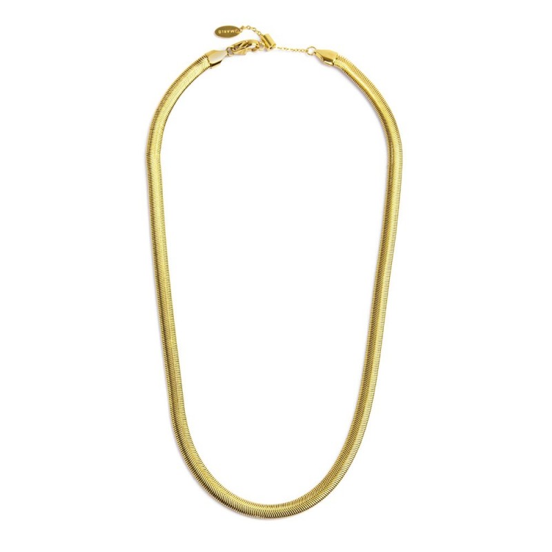 Collane con perle catena snake e collana pendente rosa dei venti Collane con perle catena snake e collana pendente rosa dei venti