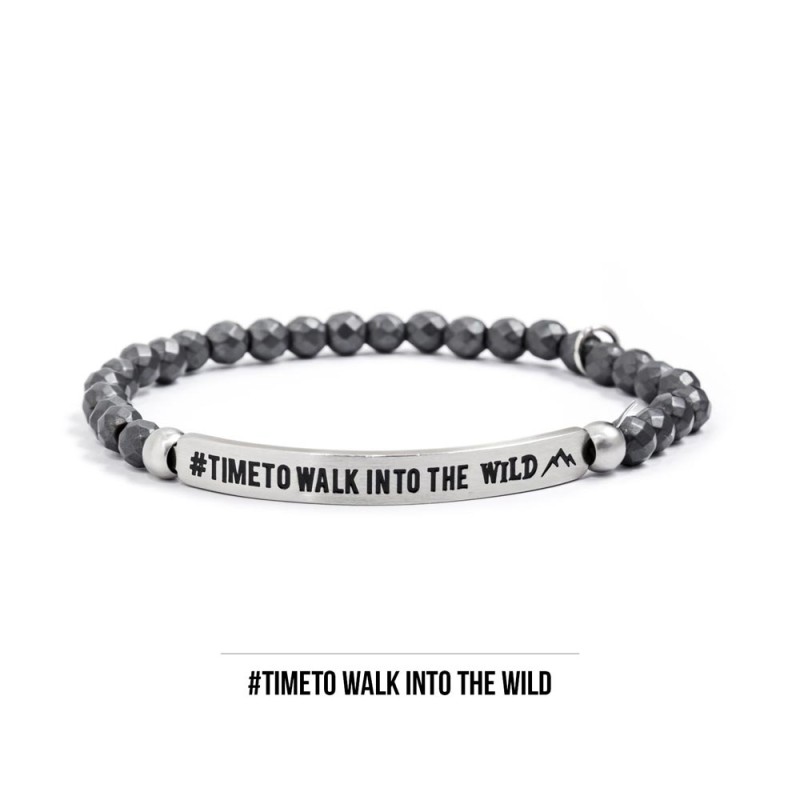 Bracciale elastico timeto walk into the wild Bracciale elastico timeto walk into the wild