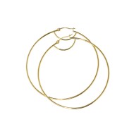 ORECCHINO ACCIAIO CERCHIO 63 MM