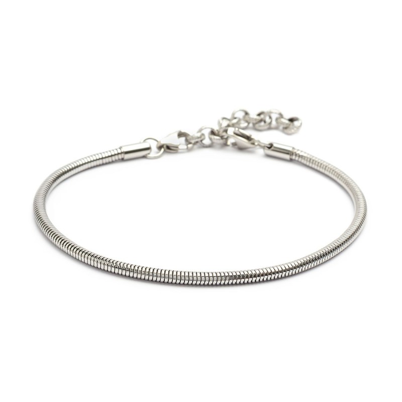 S.S. ANKLET ROUND SNAKE CHAIN S.Steel anklet round snake chain, 3,20 mm diameter. On both ends locks by etching striped texture S.S. ANKLET ROUND SNAKE CHAIN S.Steel anklet round snake chain, 3,20 mm diameter. On both ends locks by etching striped texture