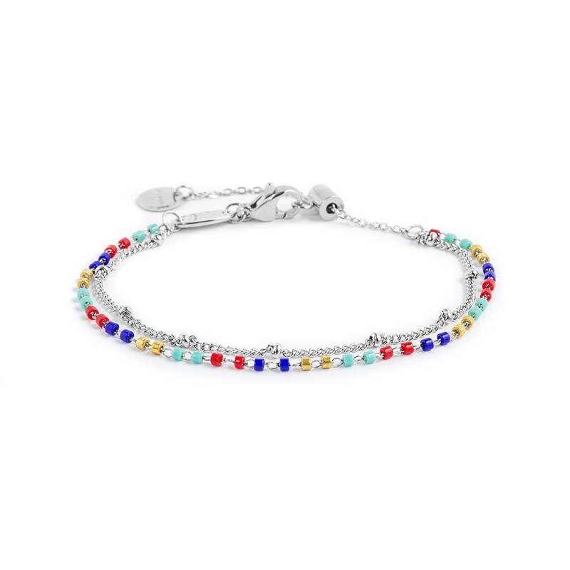 Bracciale con stella marina e bracciale con pendenti smaltati