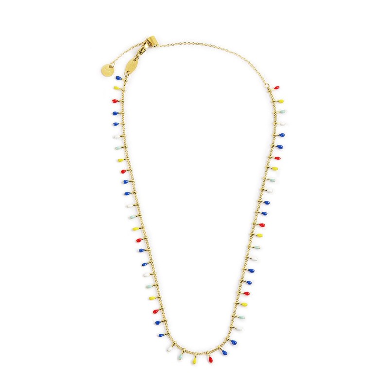 Collana pendenti turchesi e collana miyuki turchesi