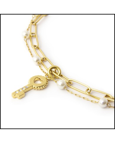 Cavigliere e charm chiave Cavigliere e charm chiave