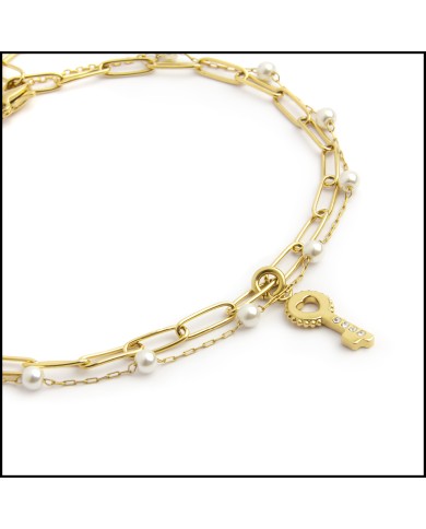 Cavigliere e charm chiave Cavigliere e charm chiave