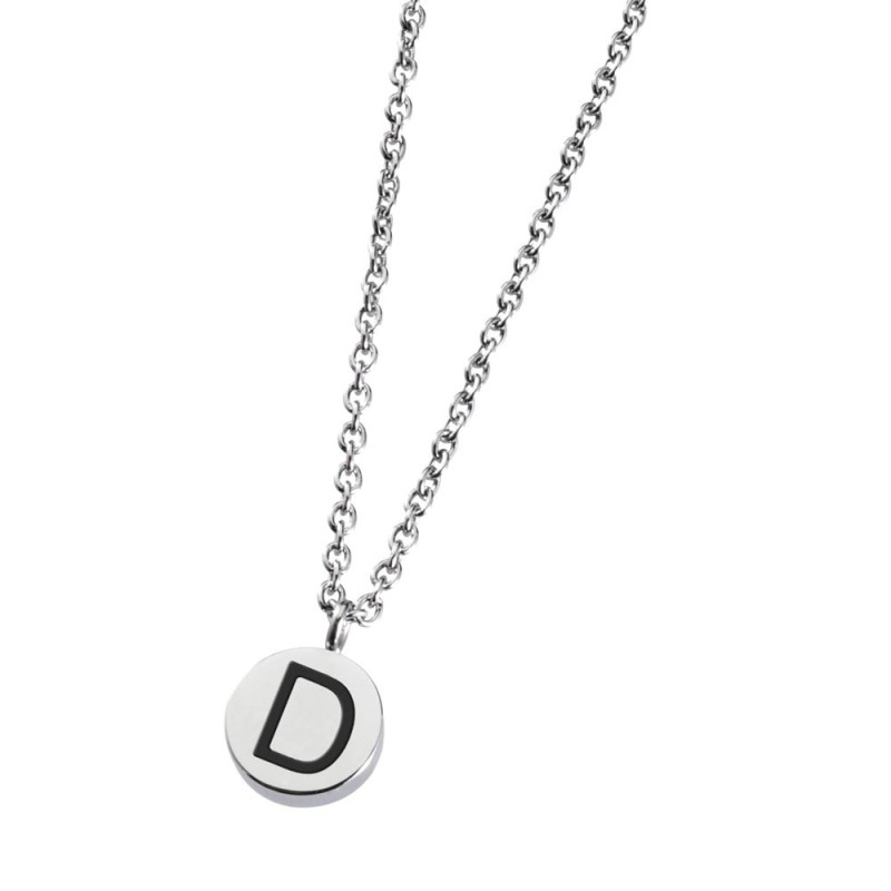 Collana con lettera smaltata Collana con lettera smaltata