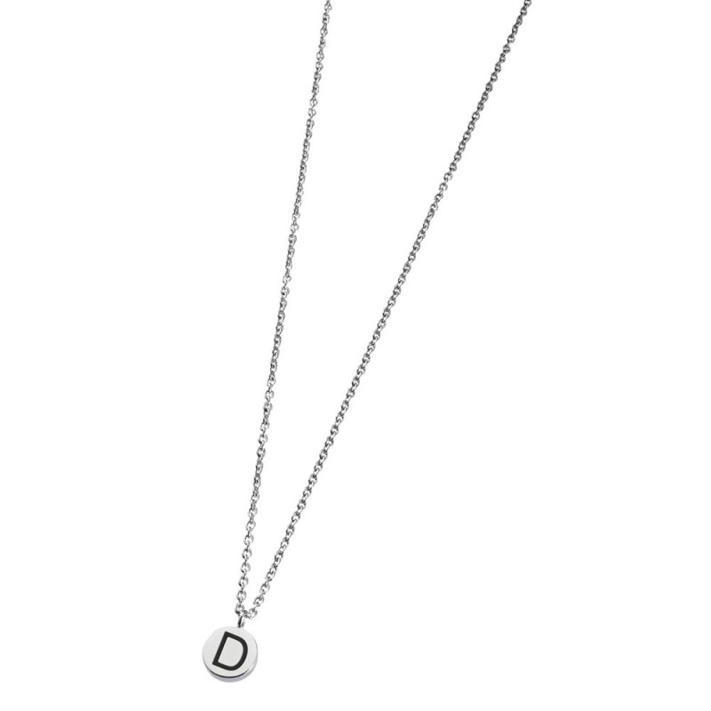 Collana con lettera smaltata Collana con lettera smaltata