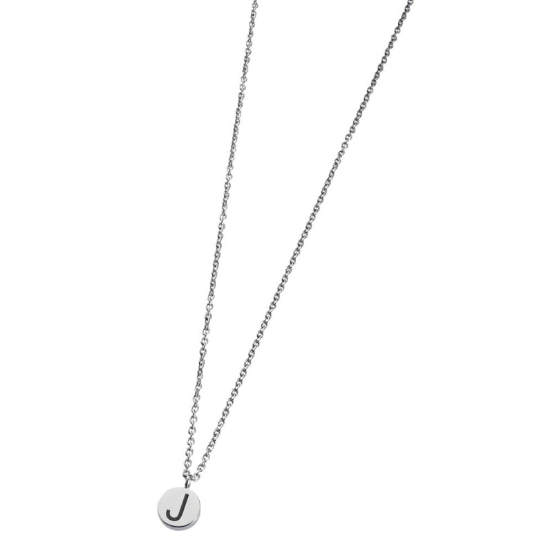 Collana con lettera smaltata