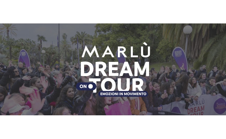 Marlù porta le sue emozioni in movimento a Sanremo con il Marlù Dream On Tour 2025 