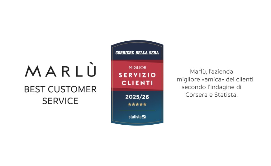 MARLÙ è Best Consumer Service 2025 per la Categoria "Accessori e Bigiotteria" secondo il premio de Il Corriere della Sera 