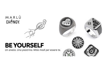 Be Yourself: un anello, una piastrina, mille modi per essere te. Be Yourself: un anello, una piastrina, mille modi per essere te.